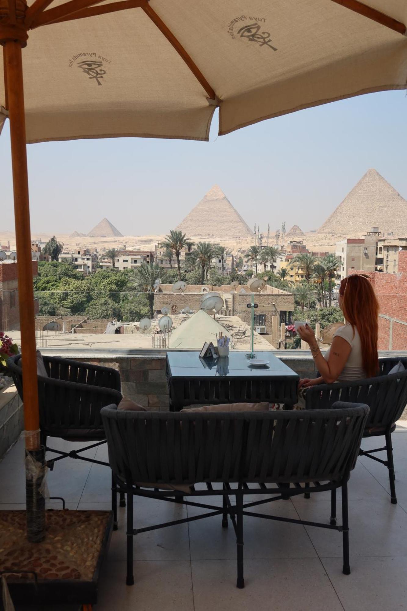 Tuya Pyramids Inn Kafret el-Gabal Extérieur photo