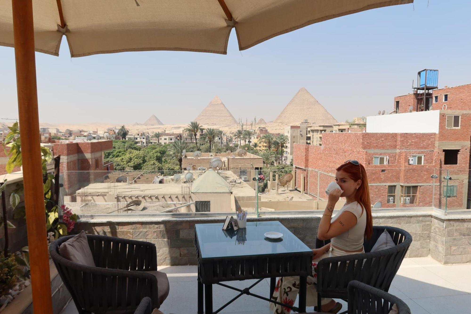 Tuya Pyramids Inn Kafret el-Gabal Extérieur photo